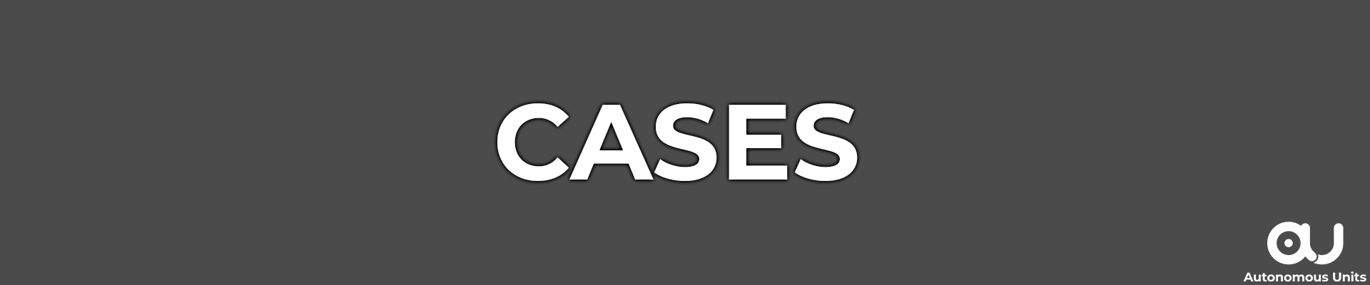 Banner for cases segment